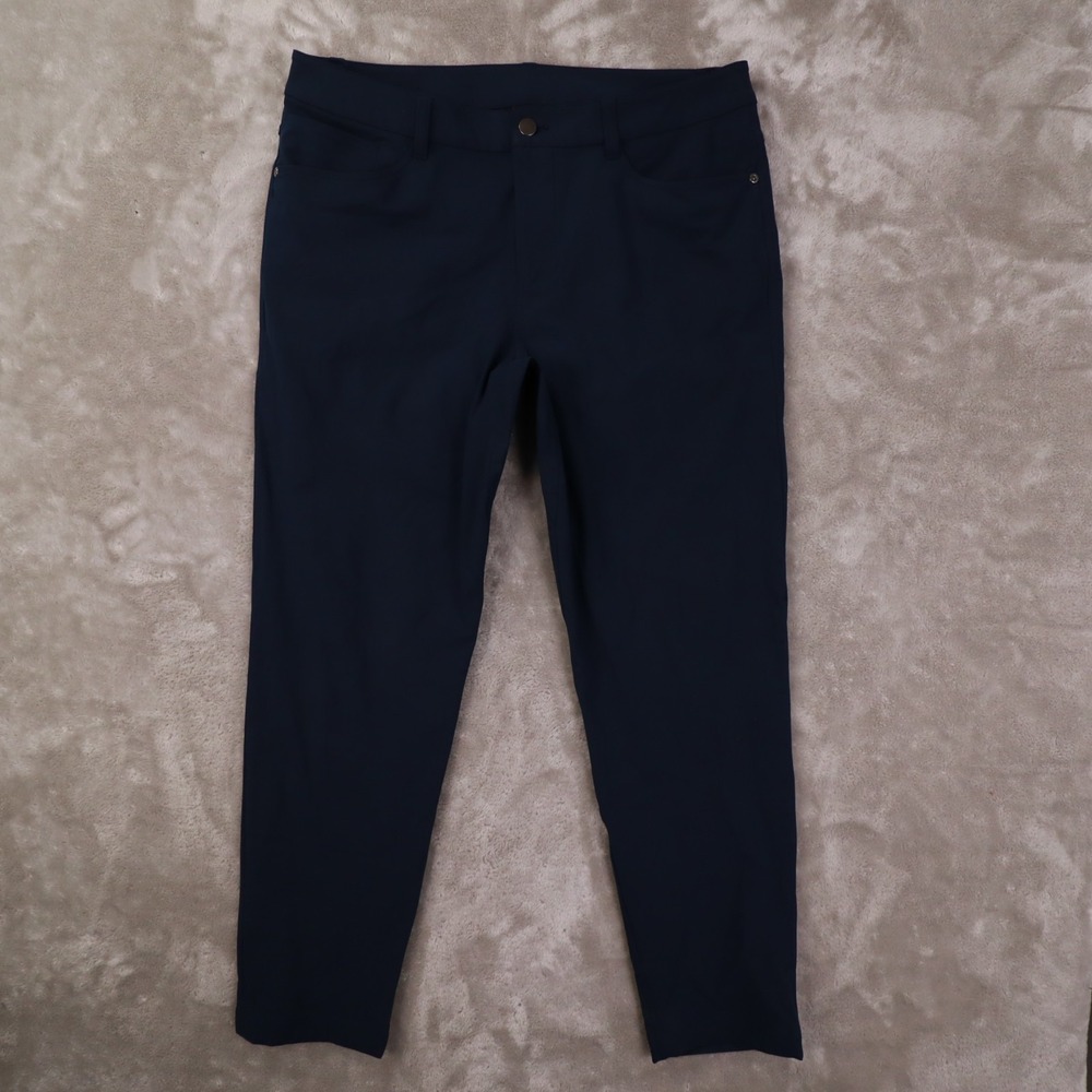 lululemon ABC Classic-Fit 5 Pocket Pant Navy Blue Men's size 33 (act 35) LM5AQRS